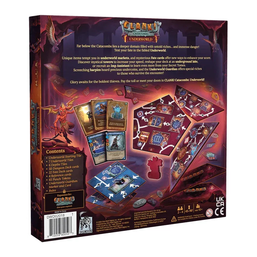 Clank! Catacombs: Underworld-Stalo žaidimai-Brain Games LT
