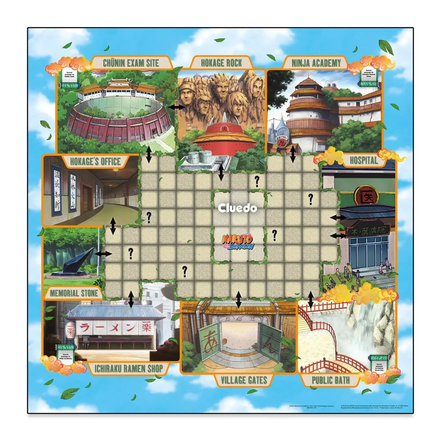 Cluedo Naruto-Stalo žaidimai-Brain Games LT