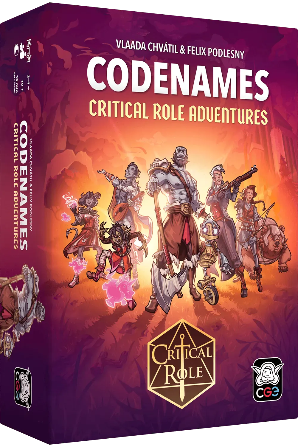 CODENAMES: Critical Role Adventures-Stalo žaidimai-Brain Games LT