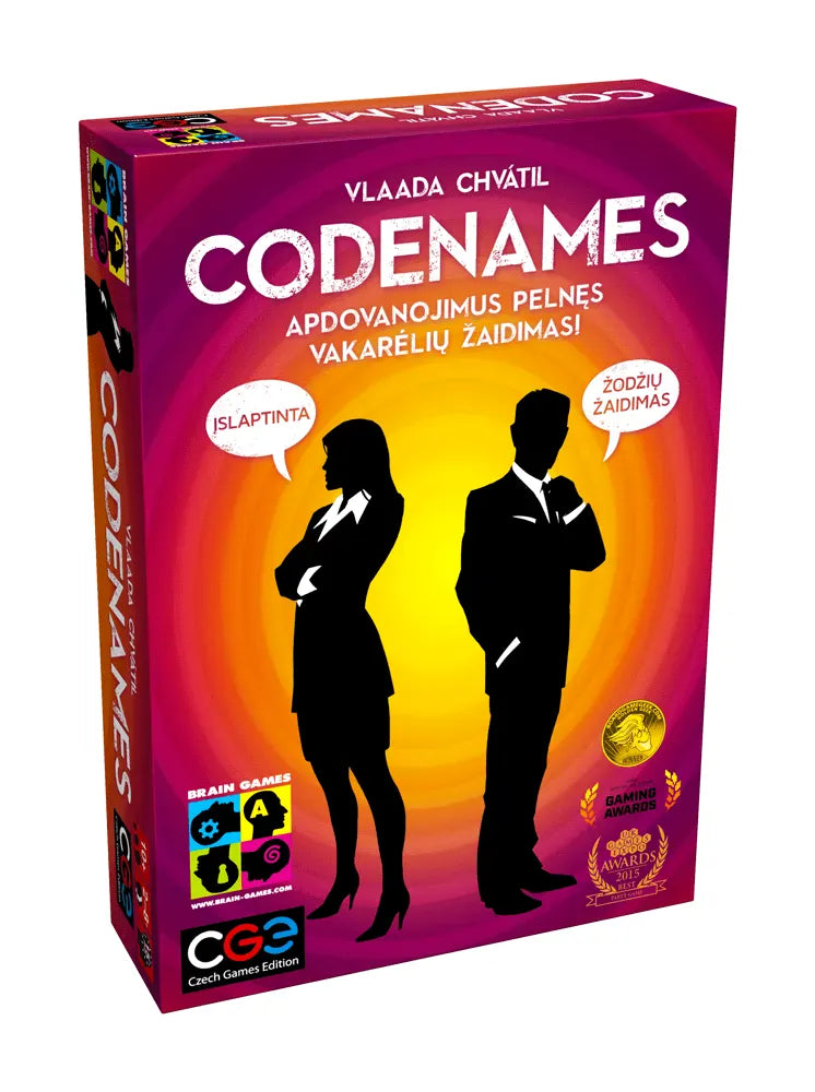 Codenames-Stalo žaidimai-Brain Games LT