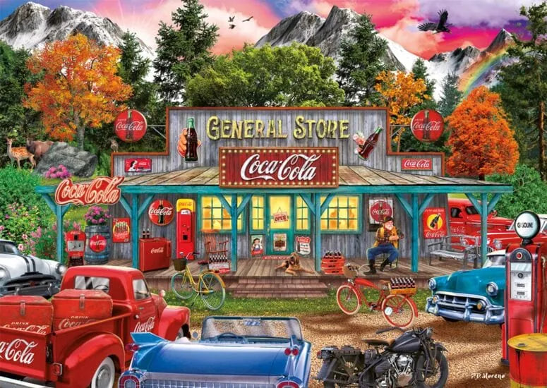 Coke Store, 1000-Universalios dėlionės-Brain Games LT