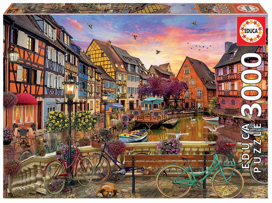 Colmar, France, 3000-Universalios dėlionės-Brain Games LT