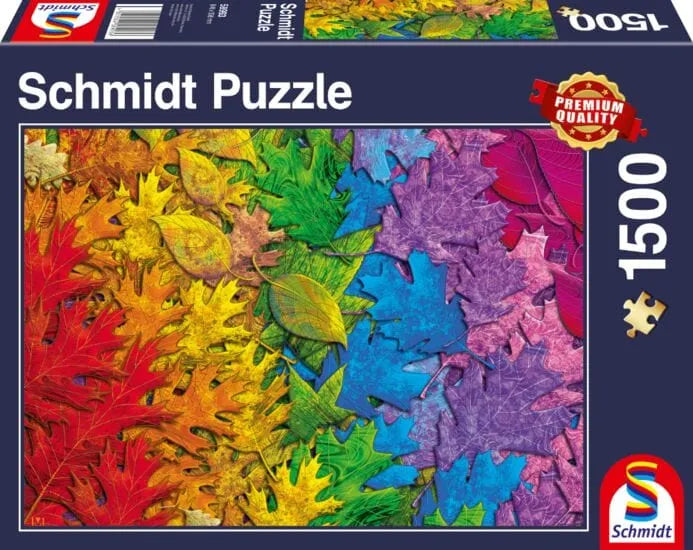 Colorful Leaves, 1500-Universalios dėlionės-Brain Games LT