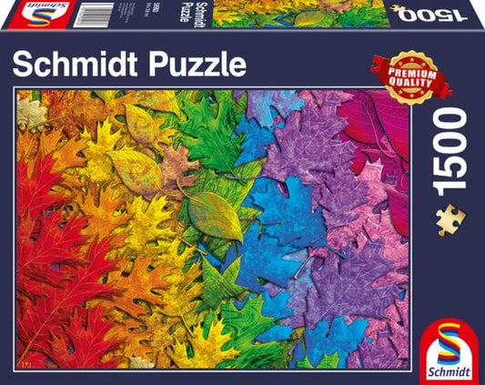 Colorful Leaves, 1500-Universalios dėlionės-Brain Games LT