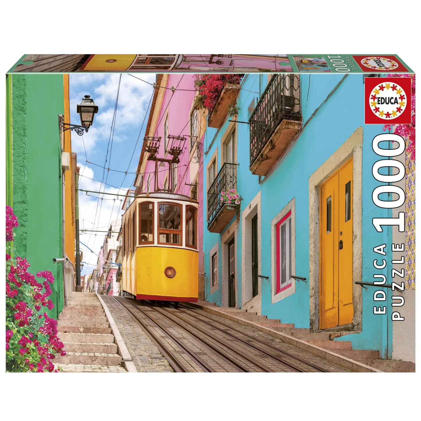 Colorful Lisbon, 1000-Universalios dėlionės-Brain Games LT