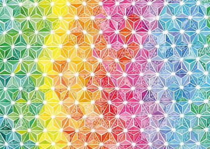 Colourful triangles, 1000-Universalios dėlionės-Brain Games LT