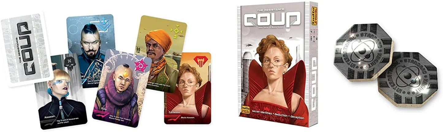 Coup-Stalo žaidimai-Brain Games LT