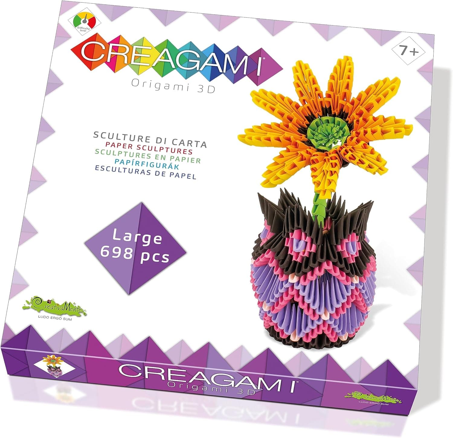 CreativaMente Kita CREAGAMI - Vase with flower (large)