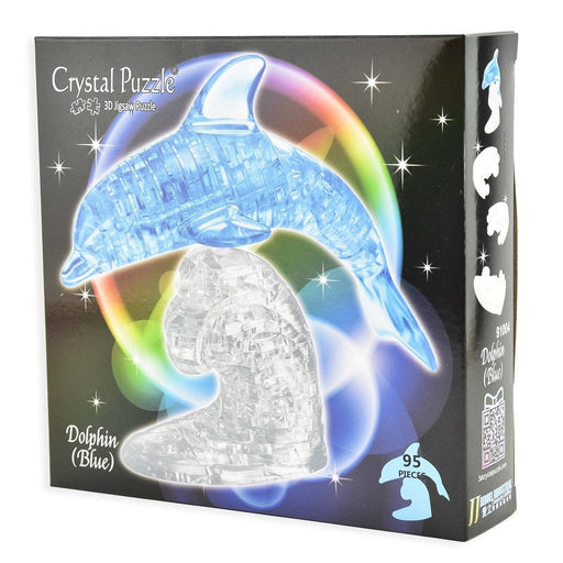 Crystal Puzzle 3D Delionės Delfinas (mėlynas)