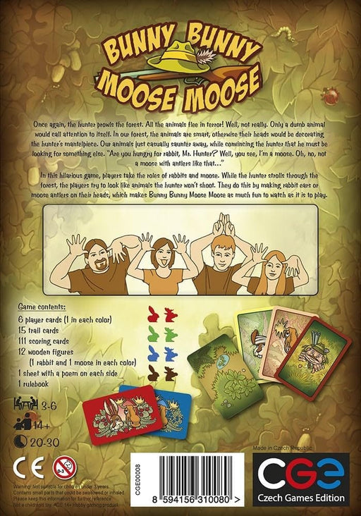Czech Games Edition Stalo žaidimai Bunny Bunny Moose Moose