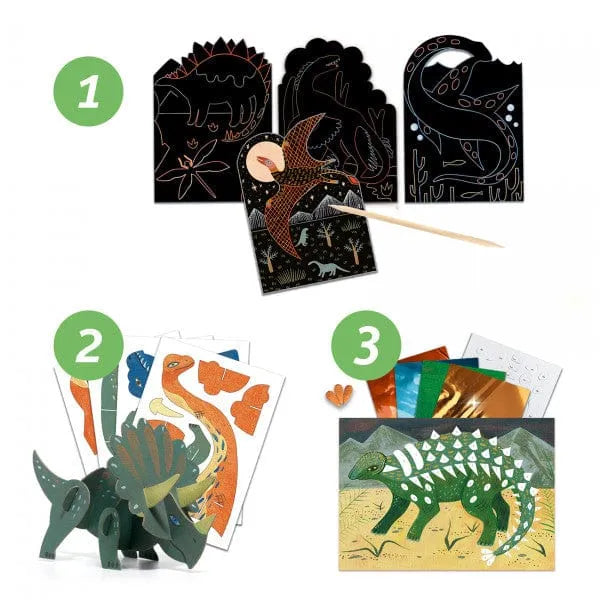 Daugiafunkcis rinkinys - Dinozaurų pasaulis-Rankdarbiai-Brain Games LT