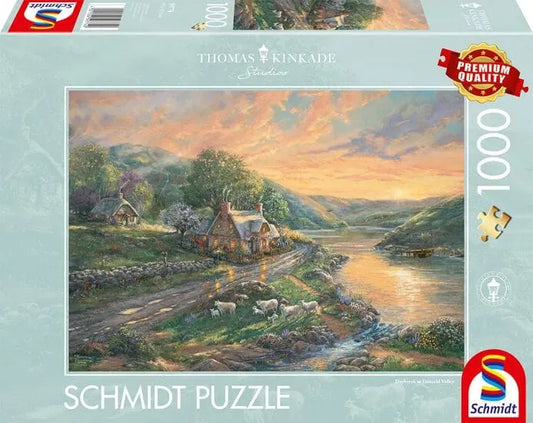 Daybreak at Emerald Valley, 1000-Universalios dėlionės-Brain Games LT