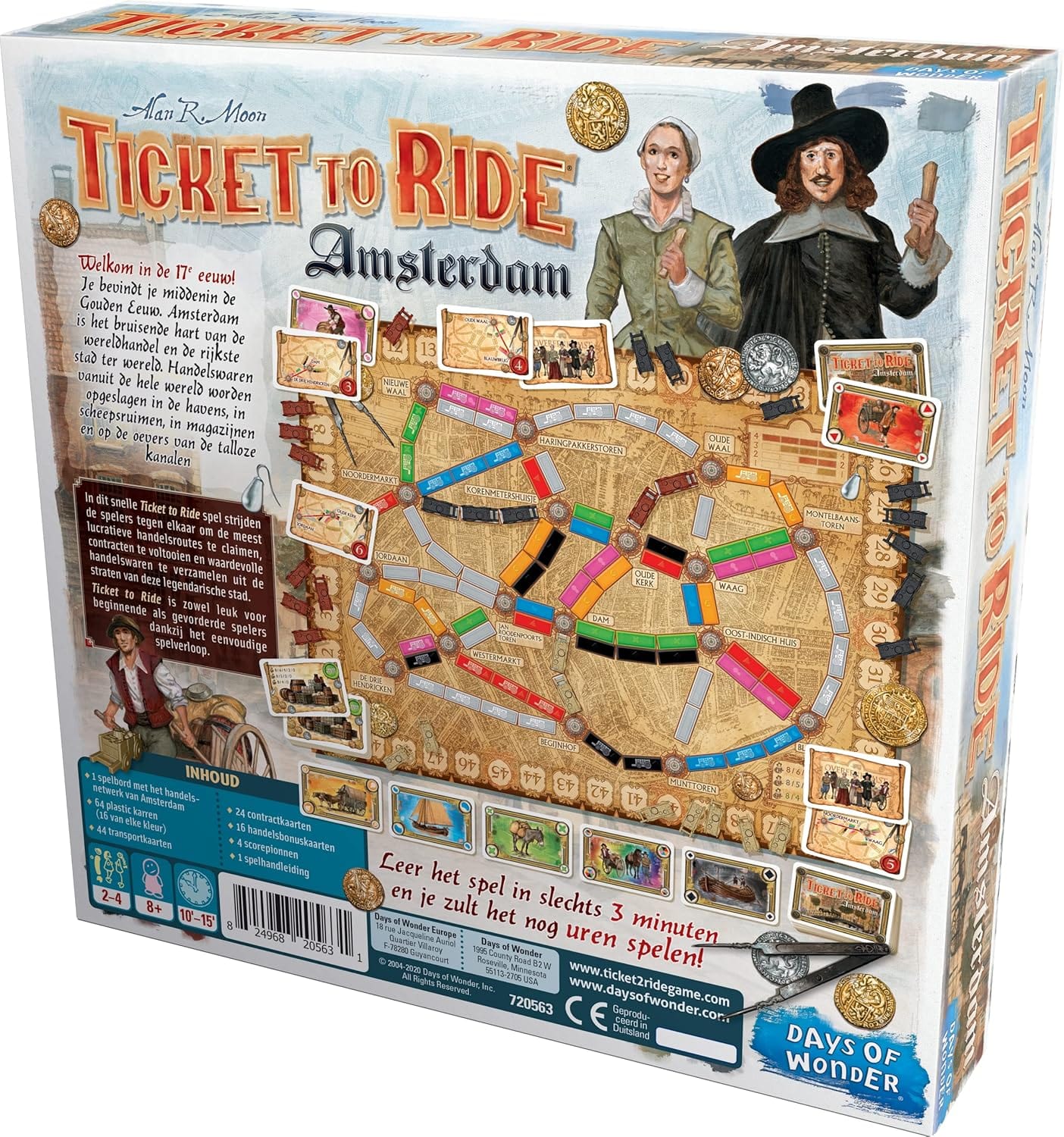 Days of Wonder Stalo žaidimai Ticket to Ride: Amsterdam