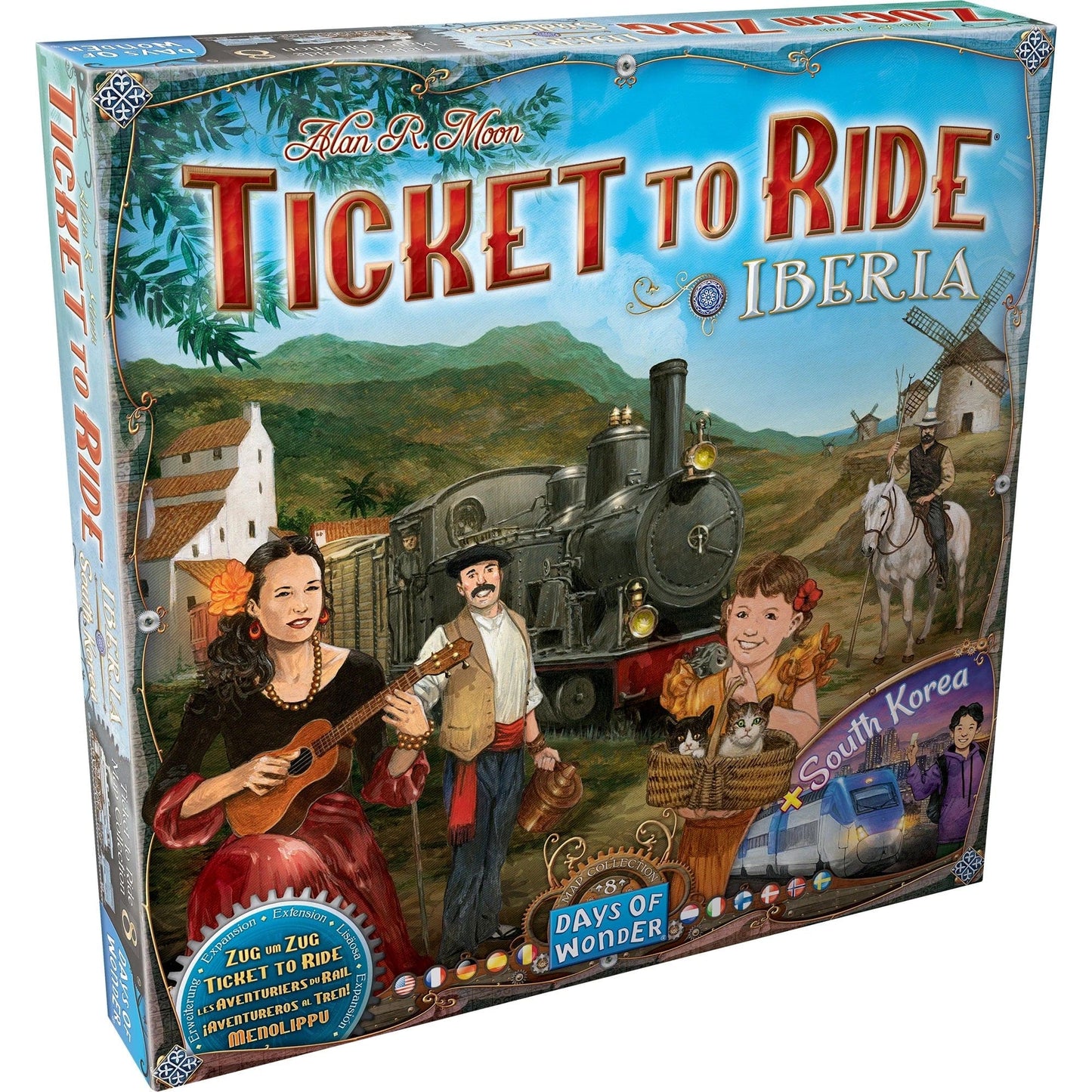Days of Wonder Stalo žaidimai Ticket to Ride: Iberia & South Korea