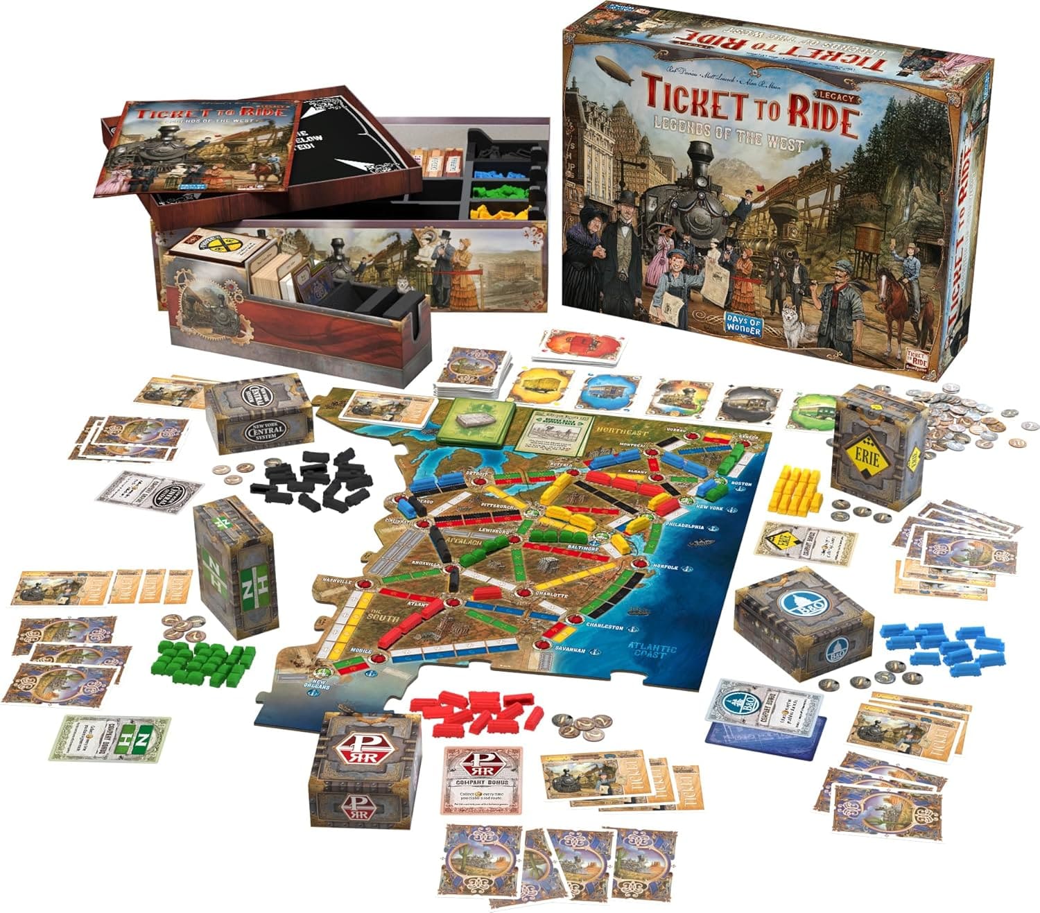 Days of Wonder Stalo žaidimai Ticket to Ride Legacy: Legends of the West