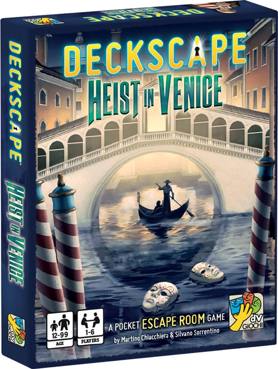 Deckscape: Heist in Venice-Stalo žaidimai-Brain Games LT