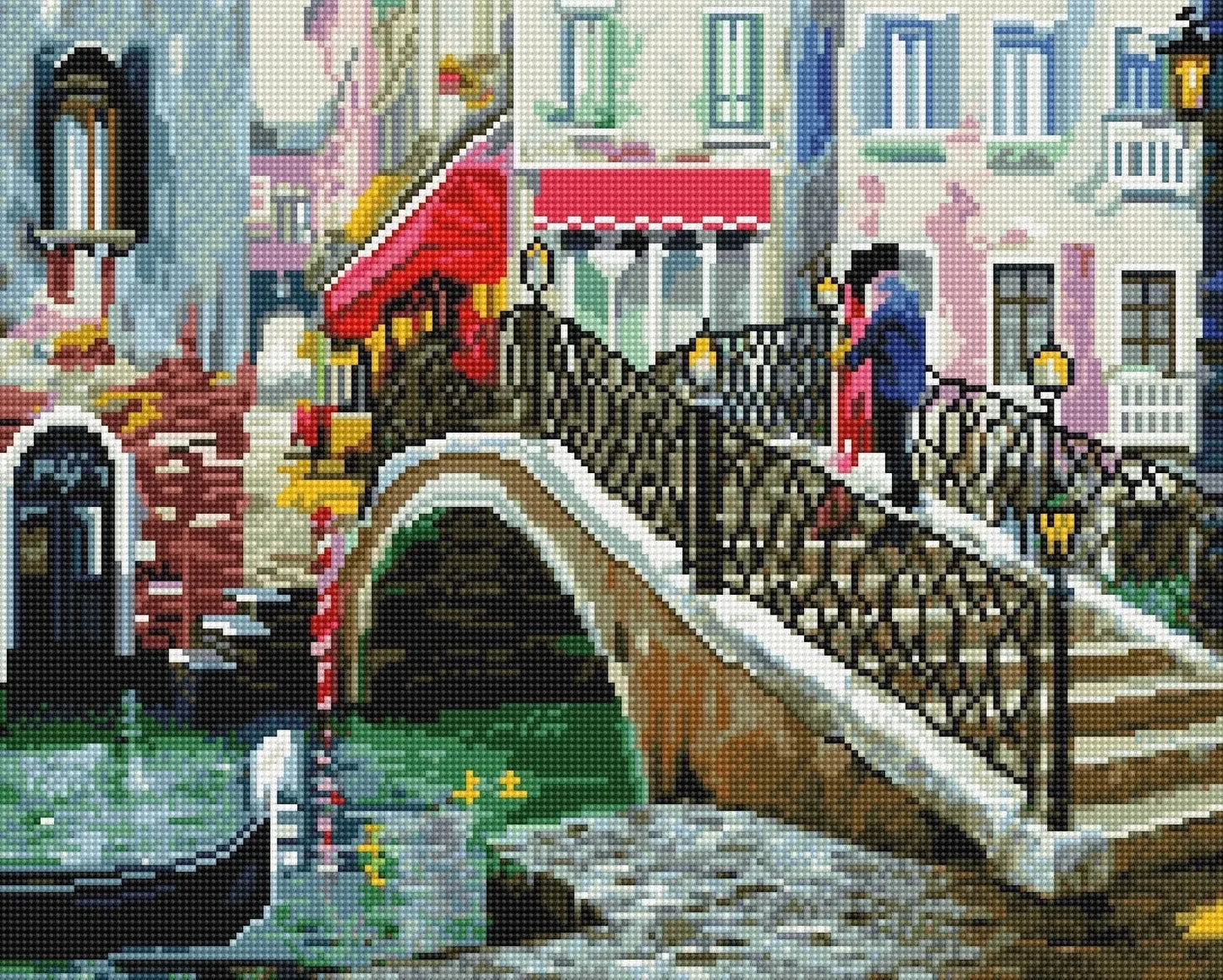 Deimantinė mozaika Vandens viadukas 40x50 cm-Rankdarbiai-Brain Games LT