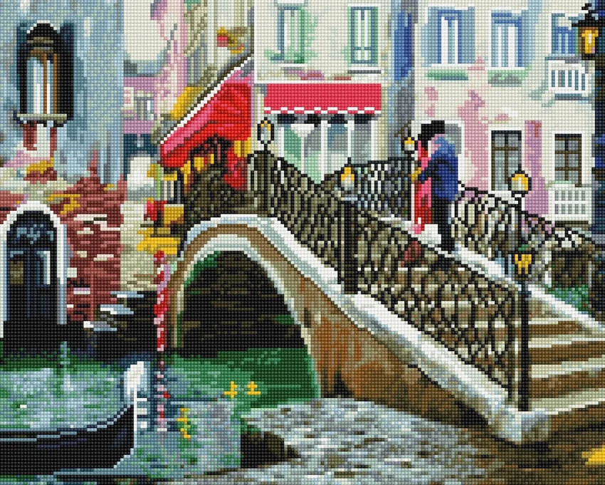 Deimantinė mozaika Vandens viadukas 40x50 cm-Rankdarbiai-Brain Games LT