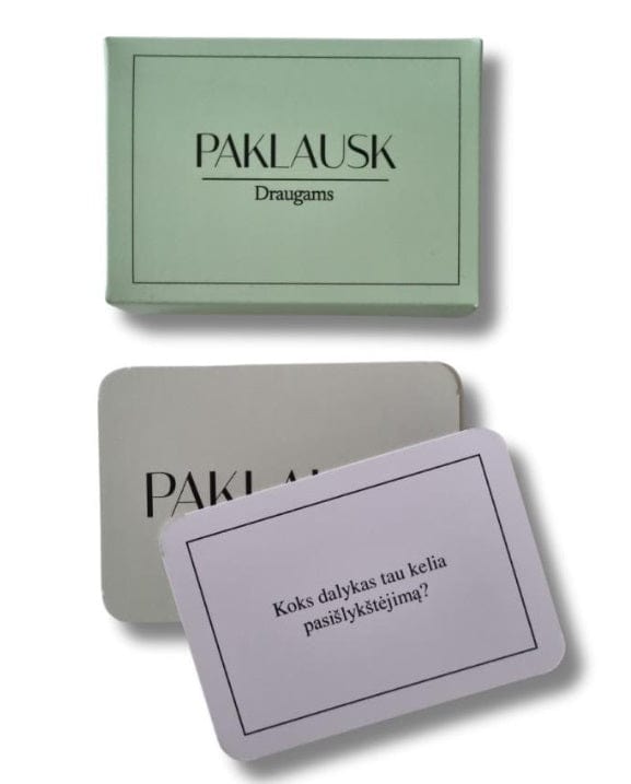 Deividas Bimba Stalo žaidimai Paklausk draugams