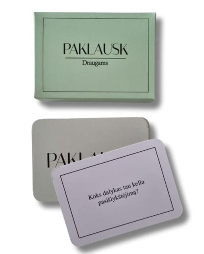 Deividas Bimba Stalo žaidimai Paklausk draugams