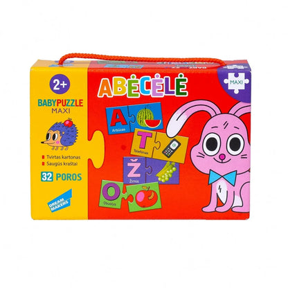 Dėlionė - abėcėlė-Vaikiškos dėlionės-Brain Games LT