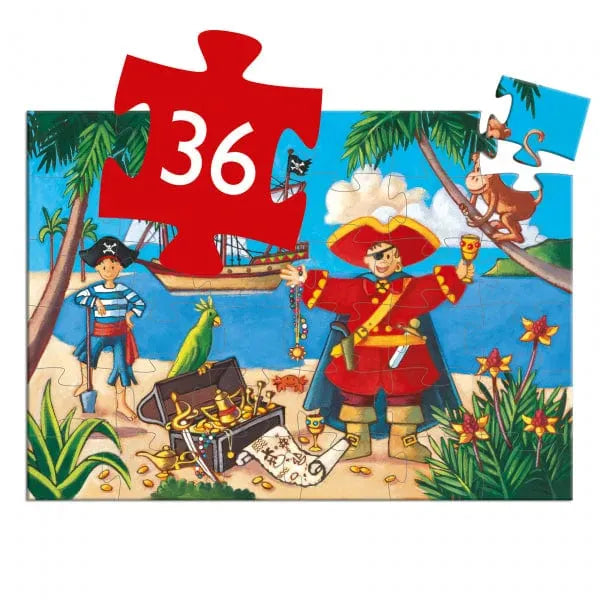 Dėlionė - Piratas, 36-Vaikiškos dėlionės-Brain Games LT