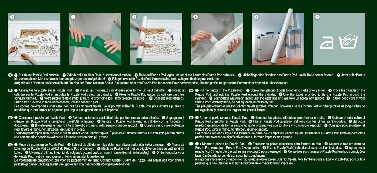 Dėlionių kilimėlis 500-6000-Universalios dėlionės-Brain Games LT