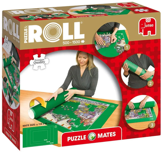 Dėlionių kilimėlis Puzzle and roll, 1500-Universalios dėlionės-Brain Games LT