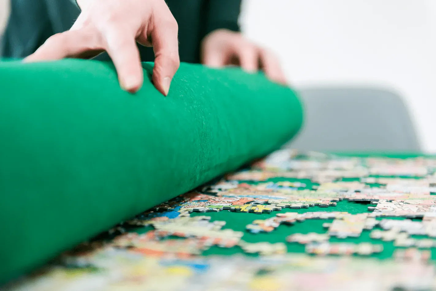 Dėlionių kilimėlis Puzzle and roll, 3000-Universalios dėlionės-Brain Games LT