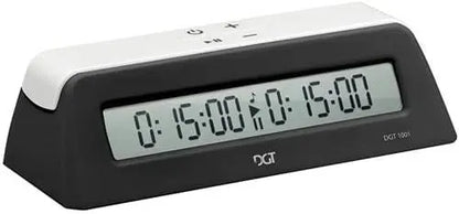 DGT 1001 digital chess clock black/white-Klasikiniai žaidimai-Brain Games LT