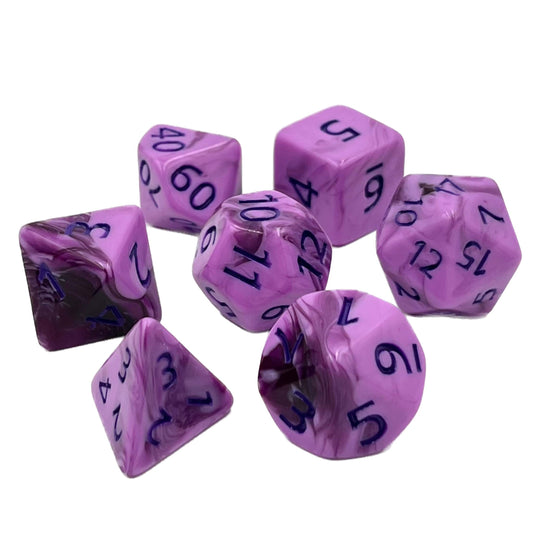 Dice Kita Kauliukų rinkinys: Cherry Gum (7)