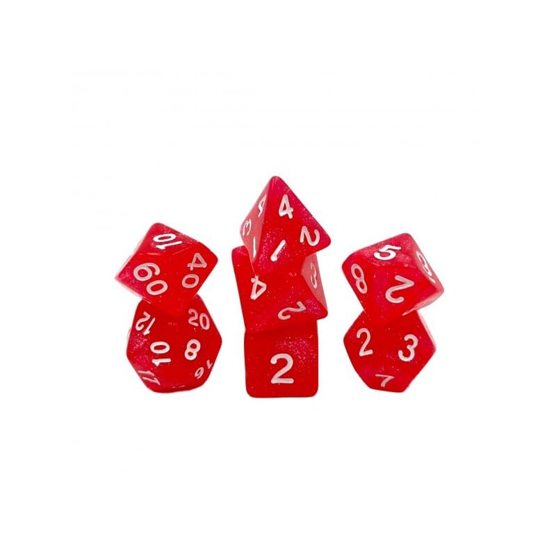 Dice Kita Kauliukų rinkinys: Ruby Red (7)