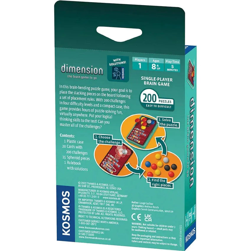 Dimension: Brain Game to Go-Loginiai Žaidimai-Brain Games LT