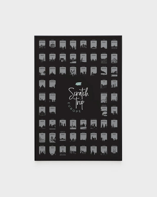 Dinaminis bitas Kita Nutrinamas plakatas „Aplankyk Europą”