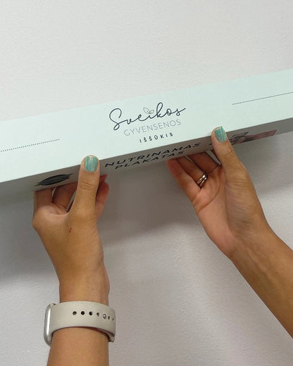 Dinaminis bitas Kita Nutrinamas plakatas „Sveikos gyvensenos IŠŠŪKIS”