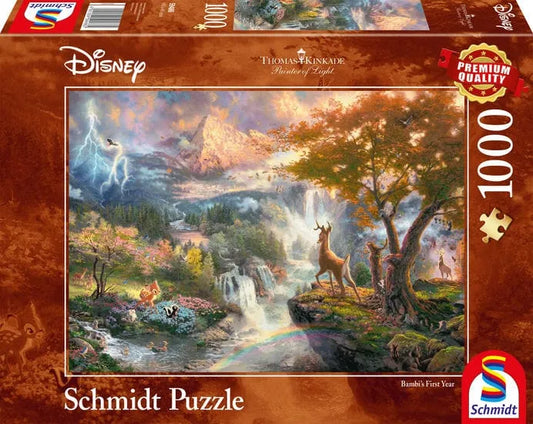 Disney, Bambi, 1000-Universalios dėlionės-Brain Games LT