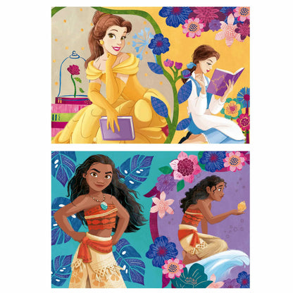 Disney Princess, 2 x 25-Vaikiškos dėlionės-Brain Games LT
