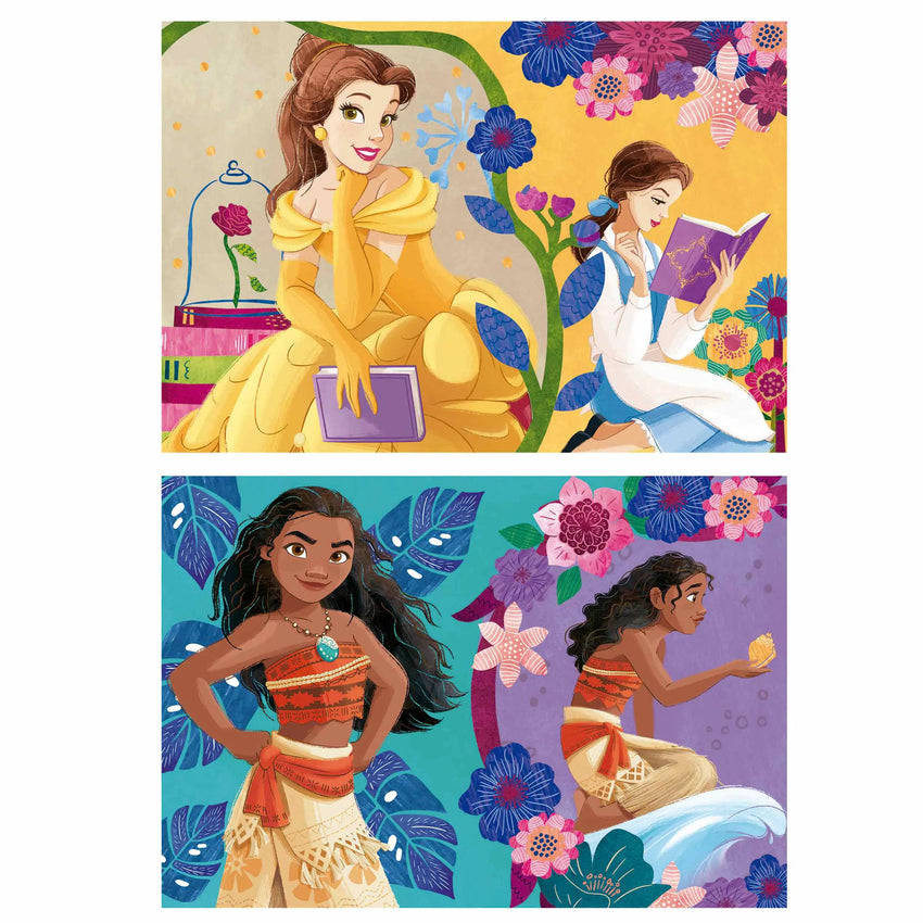 Disney Princess, 2 x 25-Vaikiškos dėlionės-Brain Games LT