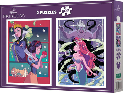 Educa Vaikiškos dėlionės Disney Villains and Princess, 2x500