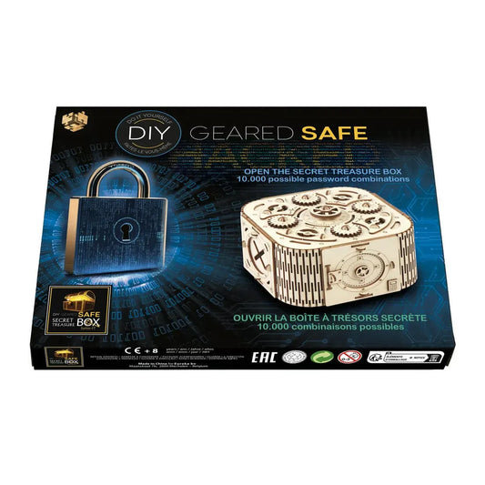 DIY Geared Safe Secret Treasure Box-Galvosūkiai-Brain Games LT