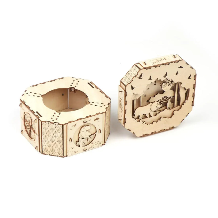 DIY Jungle Secret Treasure Box-Galvosūkiai-Brain Games LT