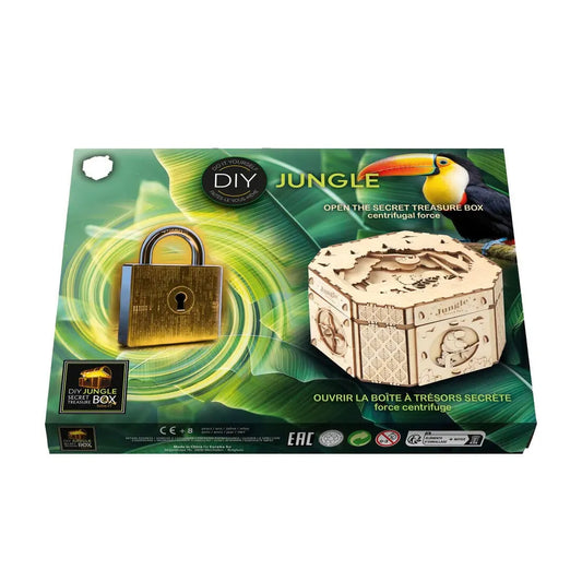 DIY Jungle Secret Treasure Box-Galvosūkiai-Brain Games LT