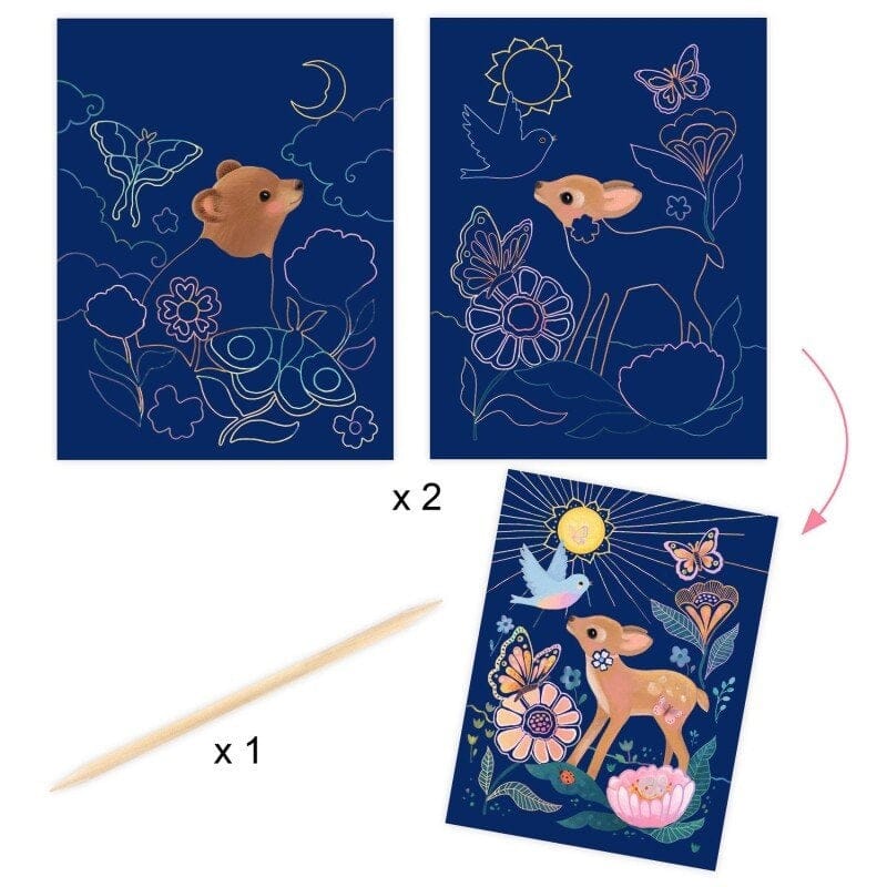 Djeco Kita Kūrybinis rinkinys - Purūs gyvūnai