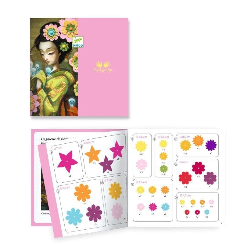 Djeco Kita Popieriniai kūriniai - Roko rožės