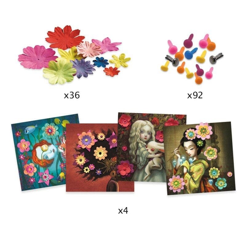 Djeco Kita Popieriniai kūriniai - Roko rožės