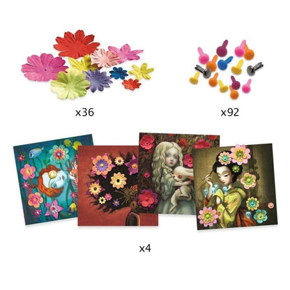 Djeco Kita Popieriniai kūriniai - Roko rožės