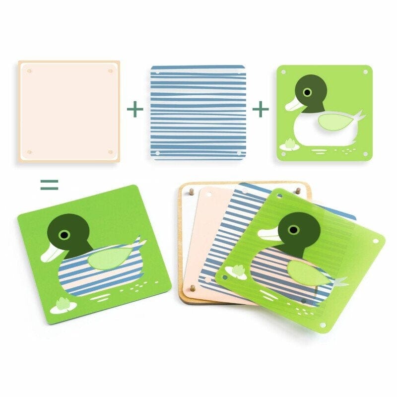 Djeco Loginiai Žaidimai Edukacinis žaidimas - Animologix