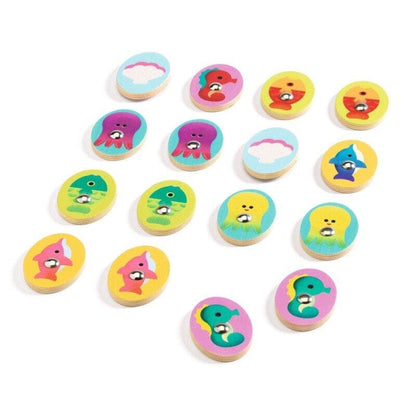 Djeco Stalo žaidimai 4 žaidimai - Ludo Jūra