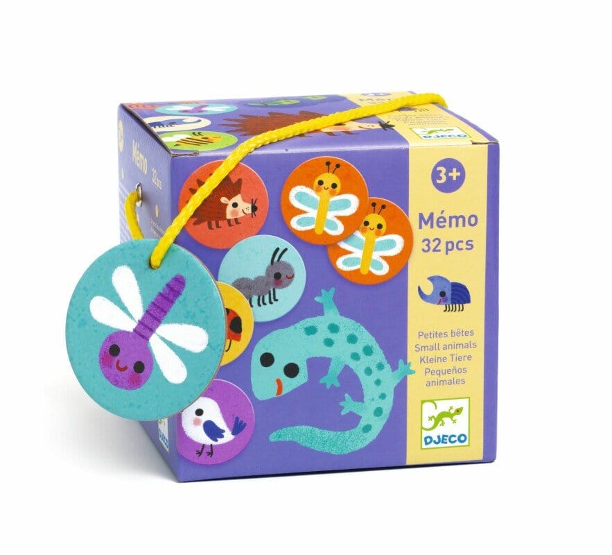 Djeco Stalo žaidimai Atminties žaidimas - Gyvūnai