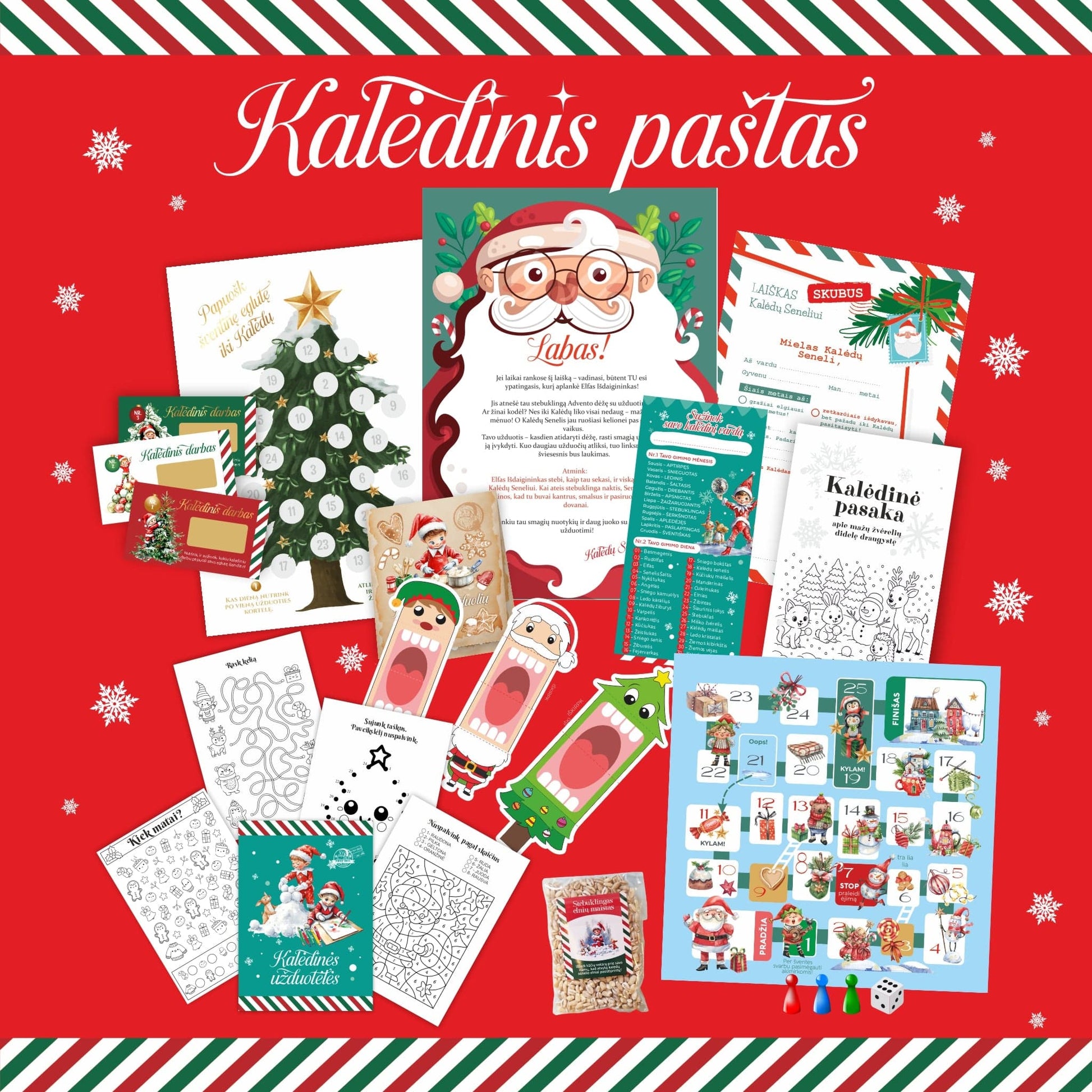 Djeco Stalo žaidimai Kalėdinis paštas